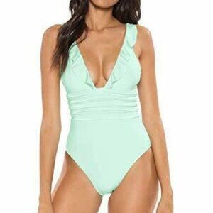 SOLUNA - size US S - mint green - BNWT - one piece swimsuit